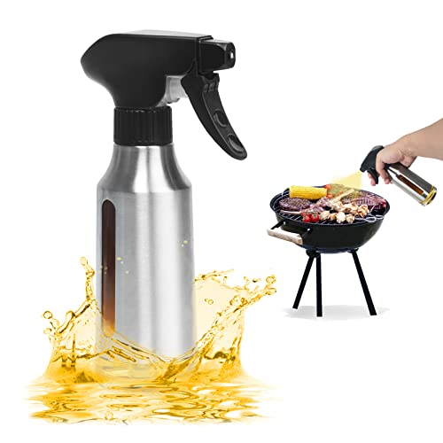 Haiaoxonr Sprühflasche, 180 ml Olivenölsprüher zum Kochen, Edelstahl-Ölsprühflasche für Luftfritteuse, Raps-Spritzer Flaschen für Grill, Salat, Essig, Küche, Backen, Braten Haiaoxonr Sprühflasche, 180 ml Olivenölsprüher zum Kochen, Edelstahl-Ölsprühflasche für Luftfritteuse, Raps-Spritzer Flaschen für Grill, Salat, Essig, Küche, Backen, Braten von Haiaoxonr