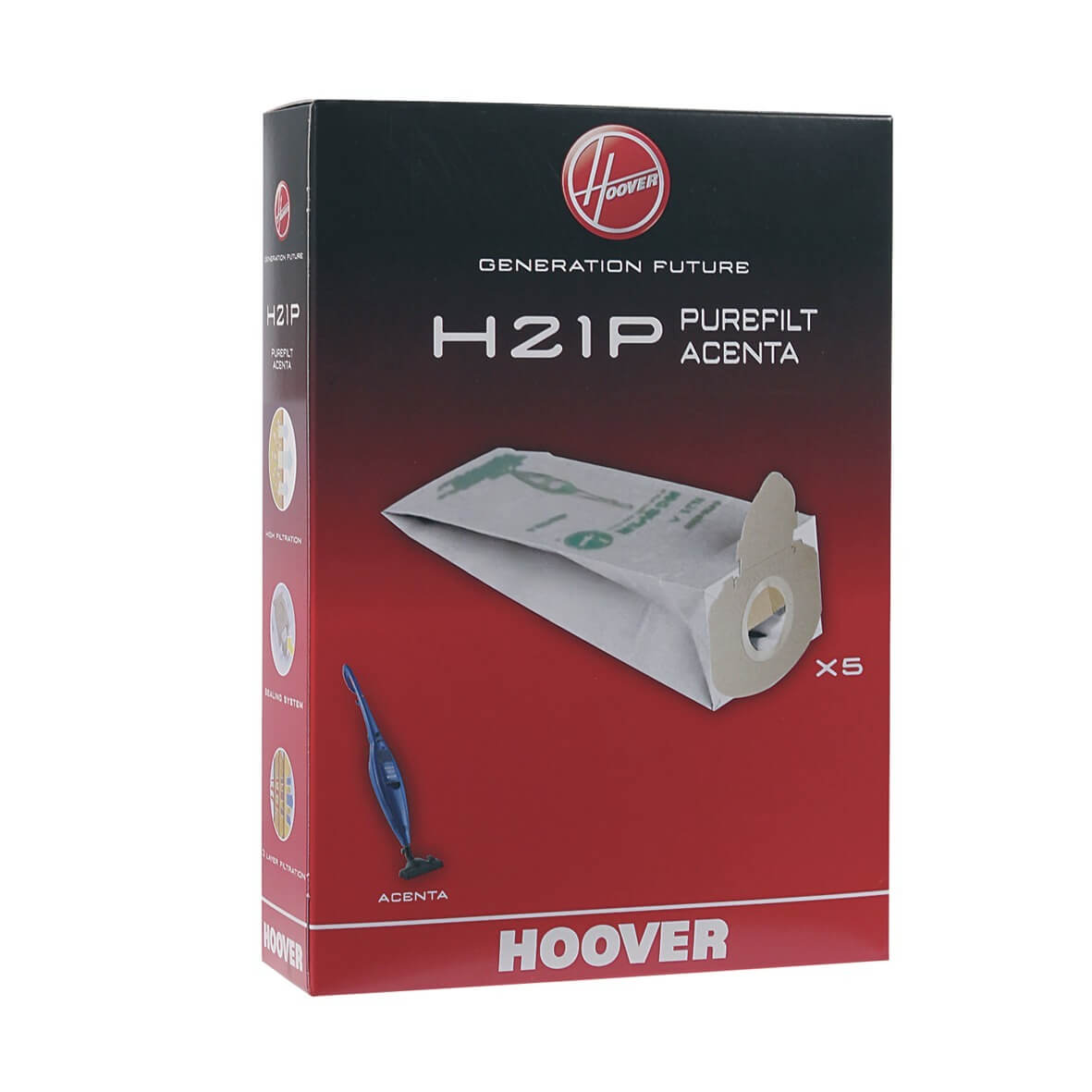 Filterbeutel HOOVER  H21P für Staubsauger 5Stk (KD-35600704) von Haier