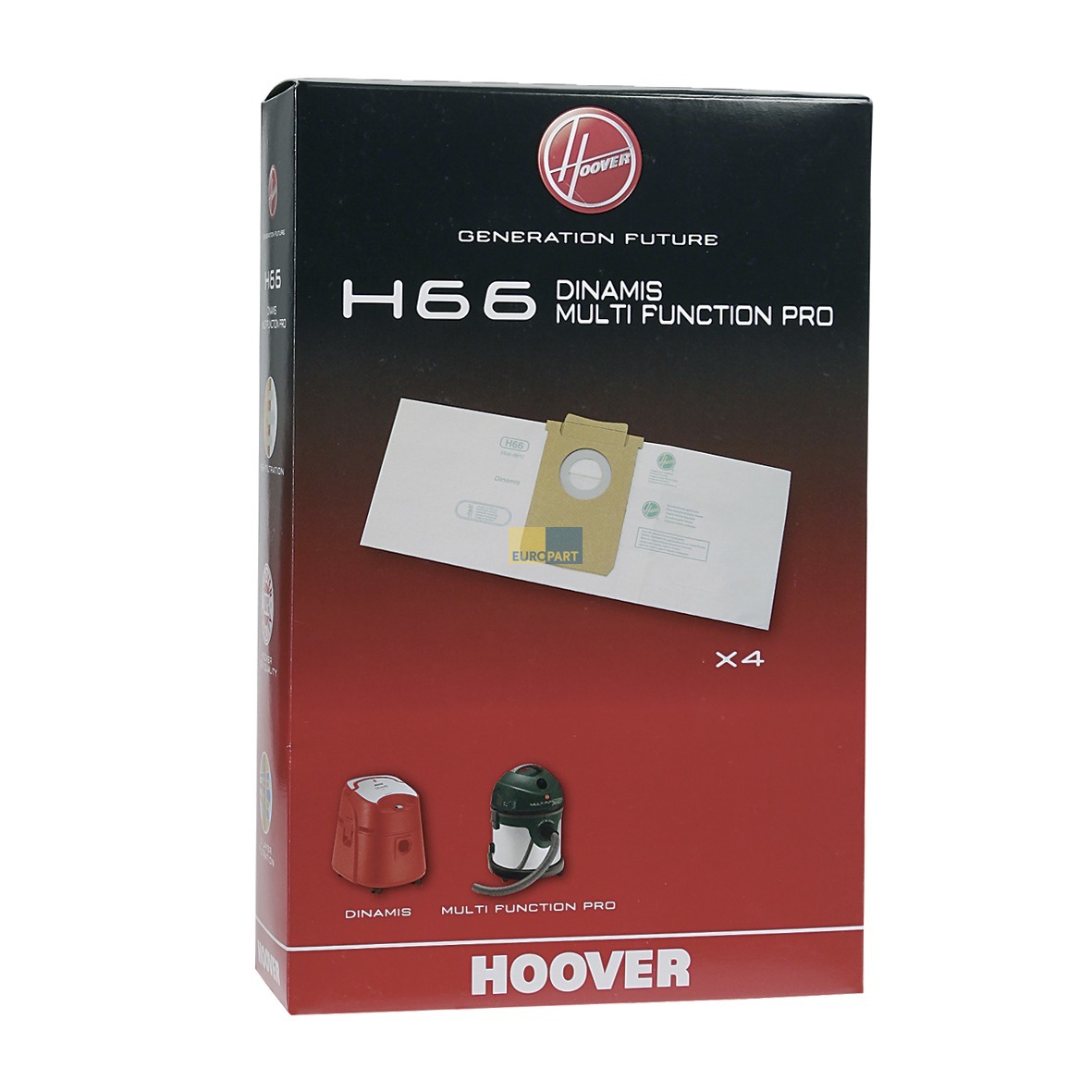 Filterbeutel HOOVER  H66 für Staubsauger 4Stk (EA-35600852) von Haier