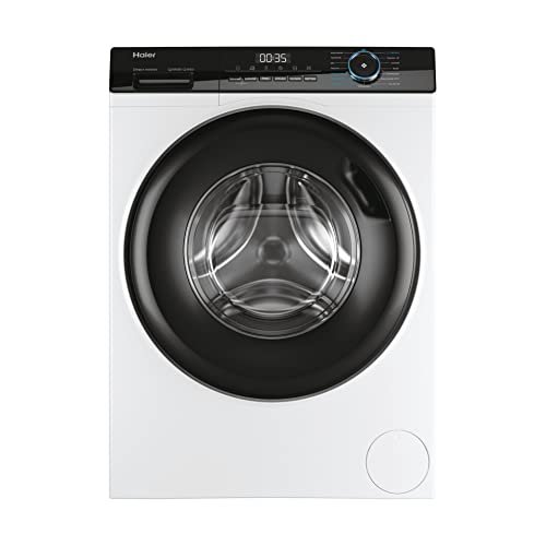 Haier Frontlader Waschmaschine 8kg I I-PRO SERIES 3 HW80-B14939W I Washing Machine mit A-Effizienz, 1.400 U/Min. & leisem Direktantrieb I Inkl. Dampfprogrammen, Mengenautomatik & Refresh-Programm von Haier