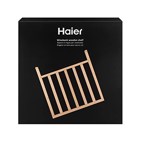 Haier – Holzregal-Einsatz Weinkühlschränke/Lagerung für Weinflaschen/kompatibel mit WS171GA und WS105GA / Elegantes und qualitativ hochwertiges Design/Originalzubehör / HAWCSH47 von Haier