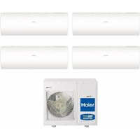 Quadri Split Inverter Klimagerät pearl Serie 9+9+9 mit 4U75S2SR2FA R-32 Wi-Fi Integrated 9000+9000+9000 - Neu - Haier von Haier