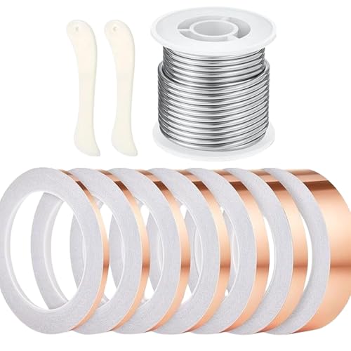 10 Pieces Practical Buntglas Accessoires Set Mit Löt Und Mehrzweckkupfe Folienband Täglich Lässigen Gebrauch von Haiki