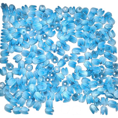 50 Stcs Tulpen Perlen Blumenperlen Farbdruck Blütenknospen Für Armbänder Halsketten Handwerk Schmuck Nachtlicht Machen von Haiki
