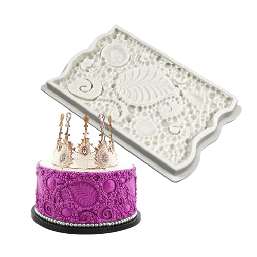 Blumenblatt Muster Silikonform Fondant Schimmel Kuchen Dekorieren Schimmel Supplies Professionelle Gebäck Backwerkzeuge von Haiki