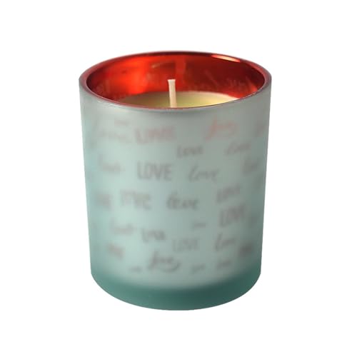 Brennende Aromatherapies Kerze In Liebe Herzrot Rotes Glas Behälter Für Moderne Häuser Duftstoffe Dekore Valentiner Geschenk Relaxation Kerze von Haiki