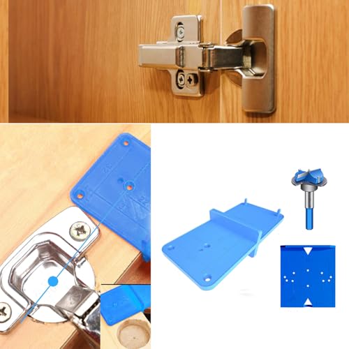 Einfach Zu Bedienende Türscharnierbohrer Template Bohrhandbuch Locator Cutter Cutter Tool Für Konsistente Ergebnisse In Der Möbelherstellung von Haiki