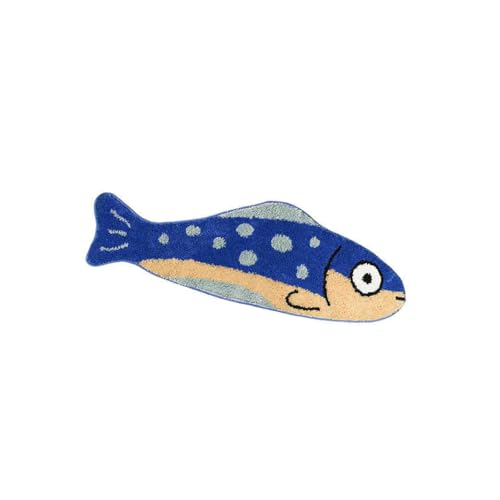 Haiki Fun Fish Muster Verblöscht Teppich Robuste Oberflächen Ideal Für Kinderzimmer Wohnzimmer Einfacher Wartung Kinderzimmer Teppich von Haiki