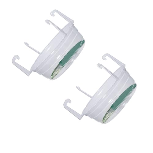 Haiki Klarer Runder Kunststoffhänge Korbschale Hängende Korb Tropfschale Für Pflanzenwurzelsicht Und Entwässerungsdauerstoff Plastomer Pflanzenschale Mit Abflussloch von Haiki