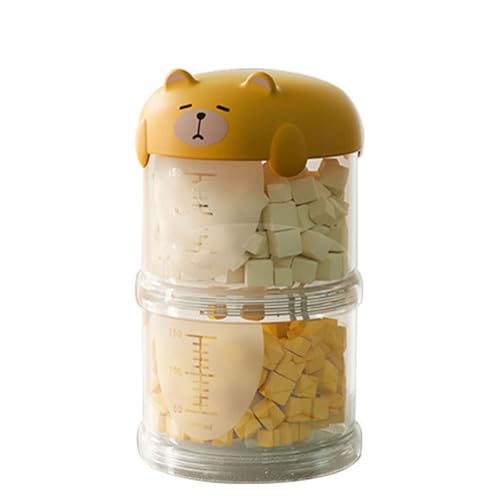 Haiki Pet Food Storage Box Sichtbarer Gestufter Behälter Für Hundehörer Und Accessoires Leckproof Cats Snacks Reisebox Stapelbare Katzen Hundefutter Organisatoren von Haiki