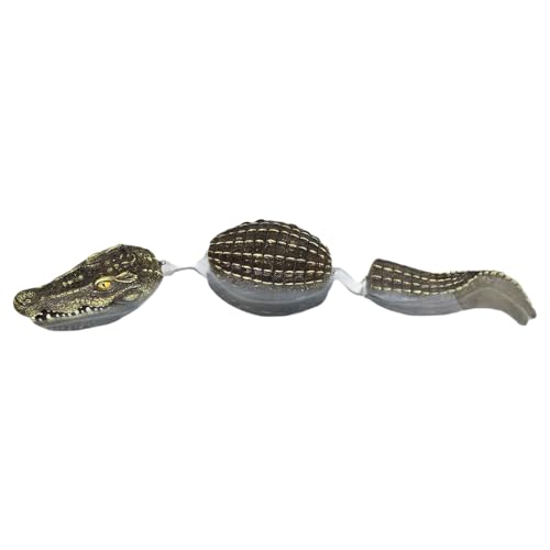 Haiki Realistische Schwebende Krokodilianische Teichdekorationspool Float Decoy Für Gartenpool Wasser Feature Harzschmuck wasserdichte Gartendekoration von Haiki