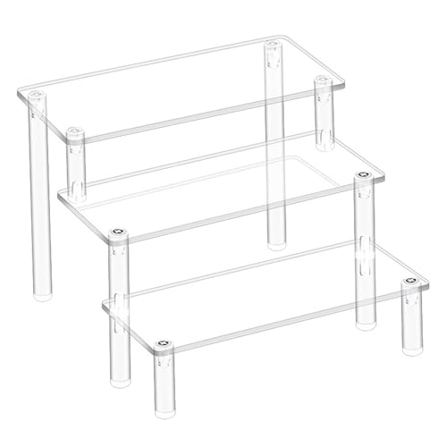 Haiki Transparenzregal für Showcaking Süßigkeiten Düfte Miniaturen Acrylkonstruktion Einfache Montage Lagerregal Verdicktes Acryl Lagerregal von Haiki