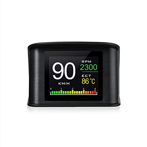 Haiki Universelles Digitales Auto Für Up Anzeige KMH Geschwindigkeitsalarm Tachometer Spannung Spannung Takte Spannung Kilometerleistung von Haiki