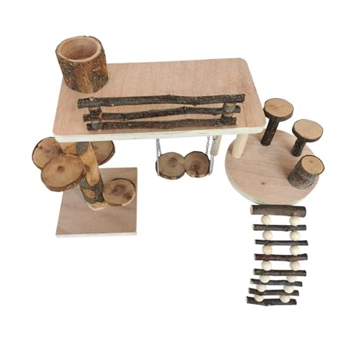 Hamster Plattform Käfig Leiter Spielzeug Kleine Klettern Leiter Kaninchen Käfig Spielplatz Schleifen Jumping Trainingsplattform von Haiki