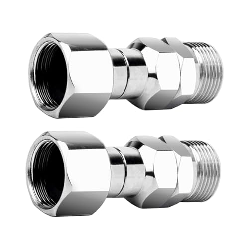 Hochdruck Waschmaschine Drehverbindungsunterdrücker Schlauchschlauchanpassung 360 Grad Rotationsstecker Einfacher Installation Aus Edelstahl Wasserschlauchadapter von Haiki
