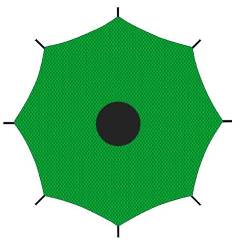 Haiki Hochleistungsschild Freien Tragbare Klappstoff Trampolin Schattenabdeckung Stoff Sun Shelter Easy Installation Sun Shelter von Haiki