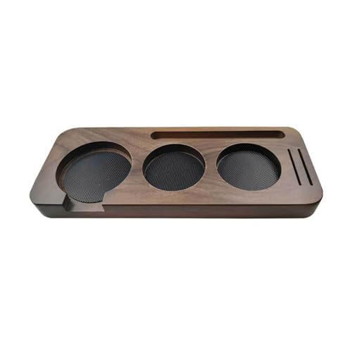 Holzkaffeefilter Manipulationshalter Espresso Kaffeestech Tablett 51/58mm Kaffeemaschine Basis Rack Coffee Accessoires von Haiki