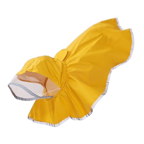 Hunde-Regenmantel mit reflektierendem Rand, verstellbar, wasserdicht, bequem, für regnerische Tage und Spaziergänge, Hunde-Regenmantel mit reflektierenden Streifen Hunde-Regenmantel mit reflektierendem Rand, verstellbar, wasserdicht, bequem, für regnerische Tage und Spaziergänge, Hunde-Regenmantel mit reflektierenden Streifen von Haiki