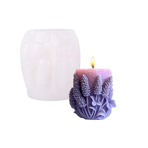 Lavendel-Serie, Silikon-Ornament-Pflaster, Gießen, Epoxidharz, Lavendel-Serie, Federn, Silikon, handgefertigt, Epoxidharz von Haiki