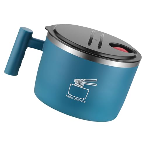 Multifunktional Edelstahl Ramen Servierschüssel Spülmaschine Mittagessen Mit Deckel Tragbarer Esslösung Edelstahl Lebensmittelstaierschale von Haiki