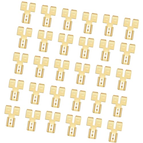 Packung Von 30 Doppelspadanschlüssen Doppelspad Klemmenadapter Für Effizientes Kabelabschluss Und Vielseitiges Kabel von Haiki