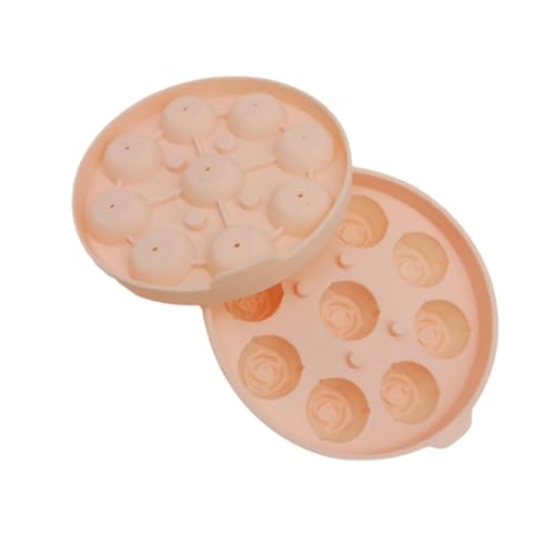Pfirsichform Ice Cubes Tabletts Silikon Eiswürfel Fach Party Liefert 3D Rose Eisformen Für Cocktailsäfte Und Kaffee von Haiki