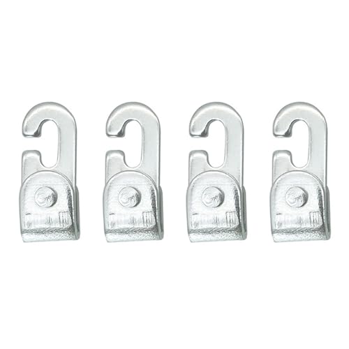 Robuster Auto-Lock-Zelthaken, wetterfester Clip für sicheres Camping, Wandern, Zubehör, korrosionsbeständiger Zeltverschluss von Haiki