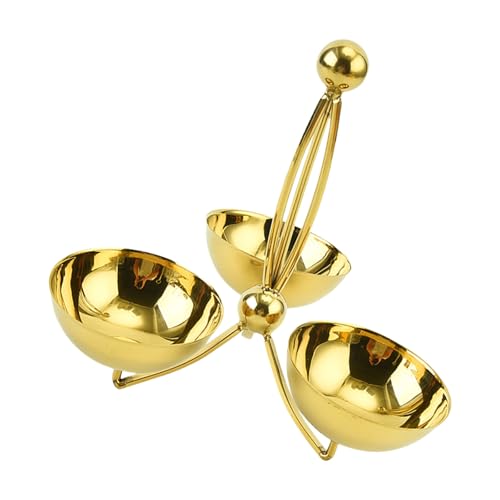 Rostfreies, mehrschichtiges Gewürz-Serviertablett mit glatten Rändern, Snack-Ständer mit Schalen, ideal für Buffets, Picknicks und Reisen, Party, Snacks, Tablett mit mehreren Fächern Rostfreies, mehrschichtiges Gewürz-Serviertablett mit glatten Rändern, Snack-Ständer mit Schalen, ideal für Buffets, Picknicks und Reisen, Party, Snacks, Tablett mit mehreren Fächern von Haiki