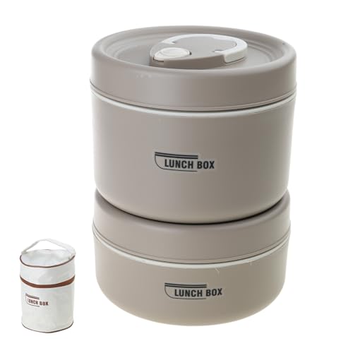 Stapelbare Lunchbox Praxis Erwachsene Lunchbox Set Mit Thermischer Isolierung Edelstahl Und Leckdosenkoffer Stapelbare Lunchbox Praxis Erwachsene Lunchbox Set Mit Thermischer Isolierung Edelstahl Und Leckdosenkoffer von Haiki