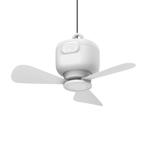 USB Deckenlüfter 5 V Hanging Lüfter 3 Geschwindigkeit Für Innenschiffeschreibtisch Reisezelt Tragbare 3 Abnehmbare Blätter Hauszimmerventilator von Haiki