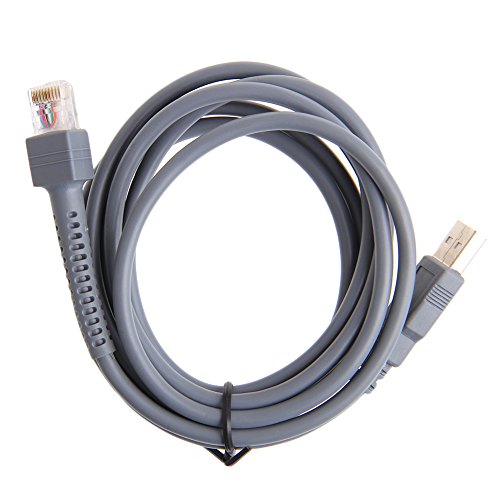 USB Kabel Für Die LS2208-Serie Handheld Scanner Grau LS1203 LS2208 LS4008I LS4208 LS3008 LS3408 LS4278 U01-S07ZAR von Haiki