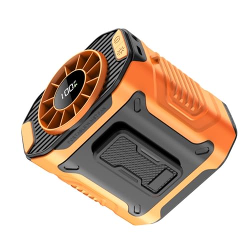 Wiederaufladbarer USB-Ventilator mit einstellbarer Geschwindigkeit und geräuschlosem Betrieb für Camping, Wandern, Mehrzweck-Tischventilator von Haiki