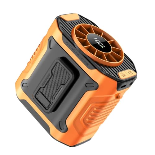 Wiederaufladbarer USB-Ventilator mit einstellbarer Geschwindigkeit und geräuschlosem Betrieb für Camping, Wandern, Mehrzweck-Tischventilator von Haiki