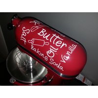 Kitchenaid Stand Mixer Decal Zutaten von HailStateCowbells