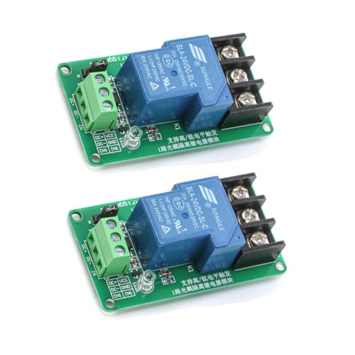 Hailege 2pcs 24V 30A Einkanal Optokoppler Isolationsrelaismodul Unterstützung High und Low Trigger 24V Hailege 2pcs 24V 30A Einkanal Optokoppler Isolationsrelaismodul Unterstützung High und Low Trigger 24V von Hailege