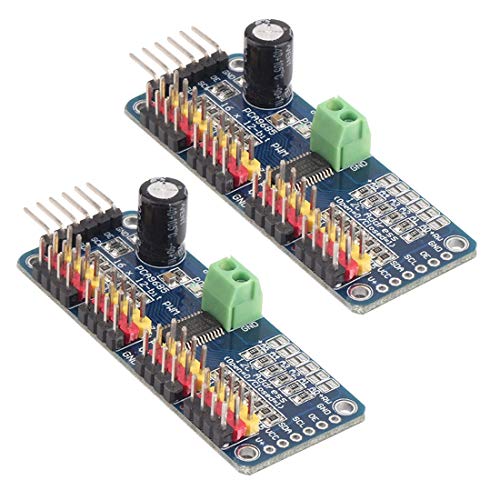 Hailege 2pcs PCA9685 16 Kanal IIC I2C 12-Bit PWM Servomotor Antriebsmodul Robort von Hailege