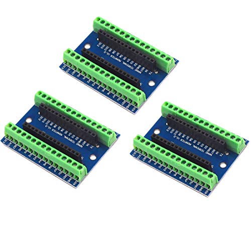 Hailege 3pcs NANO IO Shield IO Controller Terminal Adapter Erweiterungsplatine Nano IO Shield Einfache Erweiterungsplatte Nano AVR P Hailege 3pcs NANO IO Shield IO Controller Terminal Adapter Erweiterungsplatine Nano IO Shield Einfache Erweiterungsplatte Nano AVR P von Hailege