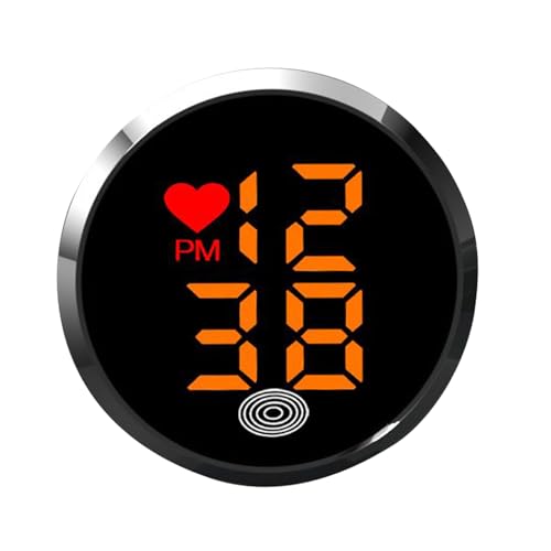 Armaturenbrett Uhr, Interieur Klebe Digitale Uhr, Kleine LED Zeitanzeige Haftend Für Auto Lkw Motorrad Armaturenbrett Luftauslass Armaturenbrett Uhr, Interieur Klebe Digitale Uhr, Kleine LED Zeitanzeige Haftend Für Auto Lkw Motorrad Armaturenbrett Luftauslass von Hailerio