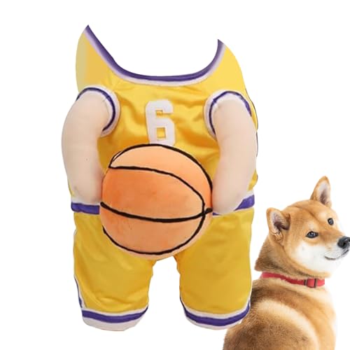 Basketball-Spieler-Haustierkostüm, Hunde-Basketball-Kleidung, Lustiges Halloween-Kostüm für Haustiere, Atmungsaktives Haustier-Basketball-Star-Kostüm für mittelgroße Katzen Basketball-Spieler-Haustierkostüm, Hunde-Basketball-Kleidung, Lustiges Halloween-Kostüm für Haustiere, Atmungsaktives Haustier-Basketball-Star-Kostüm für mittelgroße Katzen von Hailerio