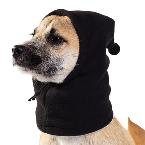 Beruhigende Hundehaube, Hunde-Snood-Kopfwickel,Hundemützen weich und bequem | Dicker und Warmer Wintermützen-Hundeohrschutz zum Wandern Camping von Hailerio
