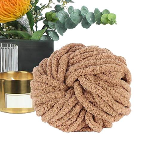 Chenille-Garn zum Häkeln, Deckengarn, Strickzubehör, Häkeln, Basteln für Mützen, Kissen, Babykleidung, Haustierbett, Korb, Schal Chenille-Garn zum Häkeln, Deckengarn, Strickzubehör, Häkeln, Basteln für Mützen, Kissen, Babykleidung, Haustierbett, Korb, Schal von Hailerio