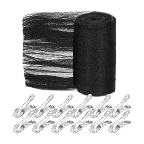 Eingelassene Poolabdeckung - Runder Mesh-Sonnenschutz für Pools | Mit 12 Klammern für Garten Terrasse Hinterhof und Gewerbliche Nutzung von Hailerio