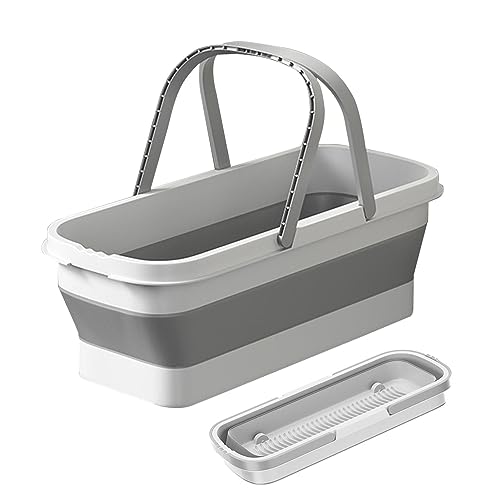 Faltbare Wanne Mit Griff Faltbarer Rechteckiger Eimer Putzeimer mit Rollen Faltbar Ragbarer Picknickkorb Für Den Außenbereich Zusammenklappbare Spülschüssel Platzsparender Aufbewahrungsbehälter Faltbare Wanne Mit Griff Faltbarer Rechteckiger Eimer Putzeimer mit Rollen Faltbar Ragbarer Picknickkorb Für Den Außenbereich Zusammenklappbare Spülschüssel Platzsparender Aufbewahrungsbehälter von Hailerio