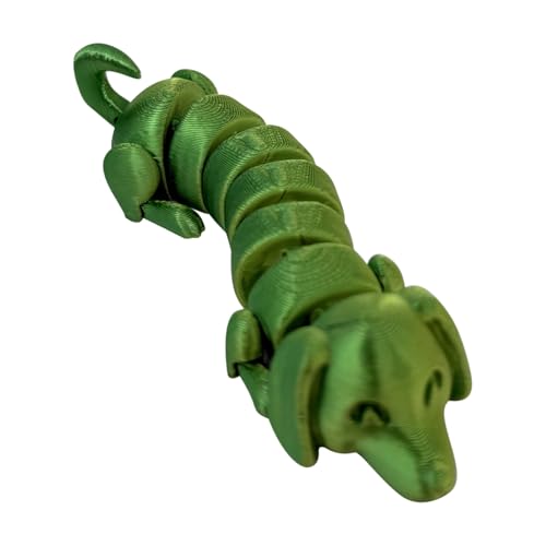 Hailerio 3D Gedruckte Tiere,Gelenkiger 3D Gedruckter Dackel - Deko Für Büro Nachttisch Und von Hailerio