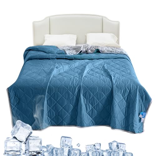 Hailerio Kühldecke | Kühldecke Bei Nachtschweiß | Beidseitige Schlafdecke Kühlfunktion Für Zuhause Wohnzimmer Schlafzimmer Camping Reise Sofa Innenbereich von Hailerio