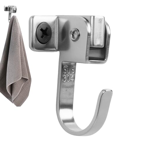 Hailerio Metallhaken | Küchenutensilien Aufhänger - Multifunktionaler 180/360 Grad Drehorganizer Für Badezimmer Dusche Wandaufbewahrung Unter Schrank von Hailerio