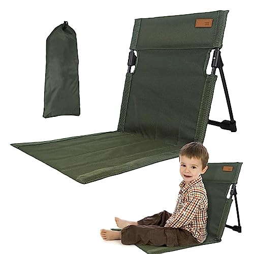 Hailerio Strandmatte Faltbar Mit Rückenlehne - 60x39cm 600D Oxford-Stoff Sonnenmatte | Liege Liegematte Sonnenliege | Gepolsterte Strandmatte Mit Rückenlehne Für Kinder Geeignet von Hailerio