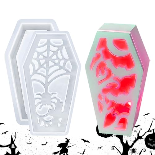 Halloween Form - Schirmform Für Lampen Heimdekoration,Dekorative Handarbeit Halloween Tisch Lampenschirm für Wohnzimmer Arbeitszimmer Schlafzimmer Badezimmer Eingangsbereich Bücherregal von Hailerio