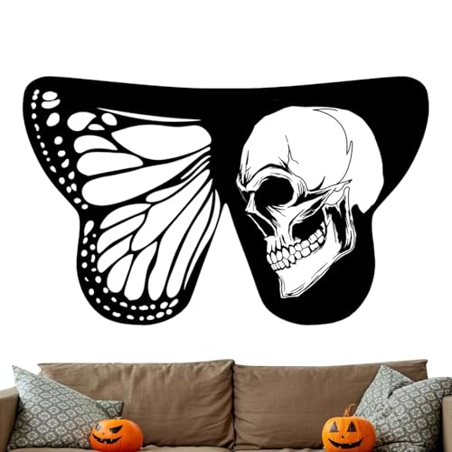 Halloween Wanddekoration,Schmetterlingsförmige Halloween Flagge | Hängbare Gruseldekoration Party Deko Für Wohnzimmer Schlafzimmer Spukhaus Partyraum Halloween Wanddekoration,Schmetterlingsförmige Halloween Flagge | Hängbare Gruseldekoration Party Deko Für Wohnzimmer Schlafzimmer Spukhaus Partyraum von Hailerio