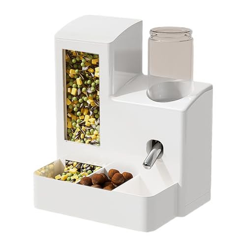 Hamster Futterautomat | Hamster Trinkflasche,Kippsichere Interaktive Trinkflasche Für Nager Und Kleintiere Innen- Und Außenbereich Wohnzimmer Schlafzimmer von Hailerio